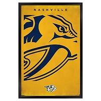 Nashville Predators 22.375" x 34" Framed Poster