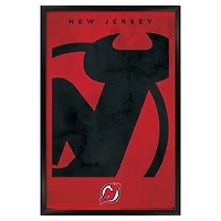 New Jersey Devils 22.375" x 34" Framed Poster