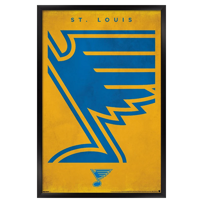 St. Louis Blues 22.375" x 34" Framed Poster