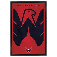 Washington Capitals 22.375" x 34" Framed Poster