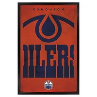 Edmonton Oilers 22.375" x 34" Framed Poster