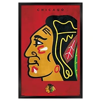 Chicago Blackhawks 22.375" x 34" Framed Poster
