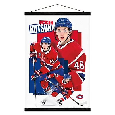 Lane Hutson Montreal Canadiens 22.375" x 34" Players Poster