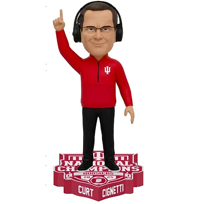 Curt Cignetti Indiana Hoosiers College Football Playoff 2025 National Champions Limited Edition Bobblehead