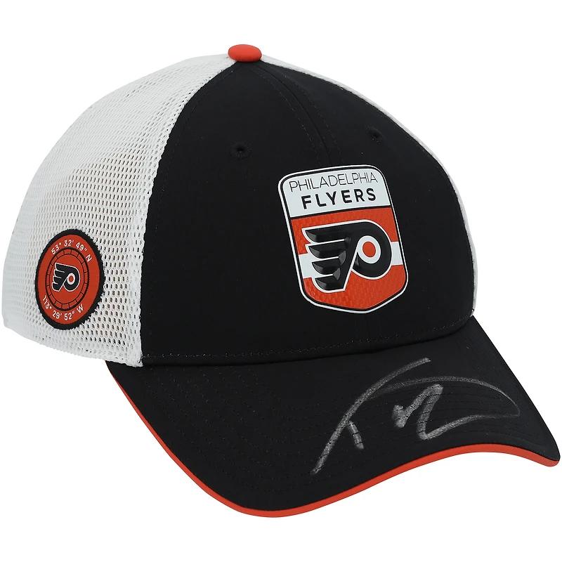 Trevor Zegras Philadelphia Flyers Autographed Draft Fanatics Cap