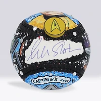 William Shatner Star Trek Autographed Baseball - Art by Charles Fazzino - WN55916328