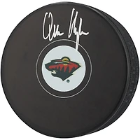 Quinn Hughes Minnesota Wild Autographed Hockey Puck