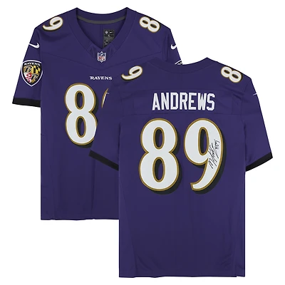 Mark Andrews Baltimore Ravens Autographed Purple Nike Vapor F.U.S.E. Limited Jersey