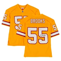 Derrick Brooks Tampa Bay Buccaneers Autographed Mitchell and Ness Replica Jersey