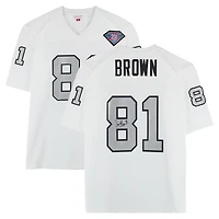 Tim Brown Los Angeles Raiders Autographed White Mitchell & Ness 1994 Authentic Jersey