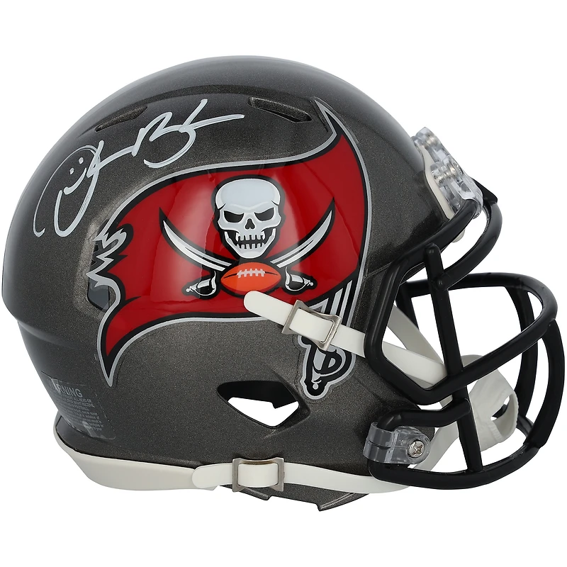 Derrick Brooks Tampa Bay Buccaneers Autographed Riddell Speed Mini Helmet