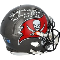 Derrick Brooks Tampa Bay Buccaneers Autographed Riddell Speed Authentic Helmet with Multiple Inscriptions - Limited Edition #10/10
