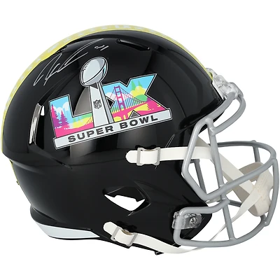 Jaxon Smith-Njigba Seattle Seahawks Autographed Super Bowl LX Riddell Speed Replica Helmet