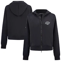 Women's Levelwear Black Los Angeles Kings Judd Raglan Full-Zip Hoodie