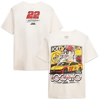 Men's Classic Ink Cream Joey Logano #22 Shell & Pennzoil Comic Book T-Shirt