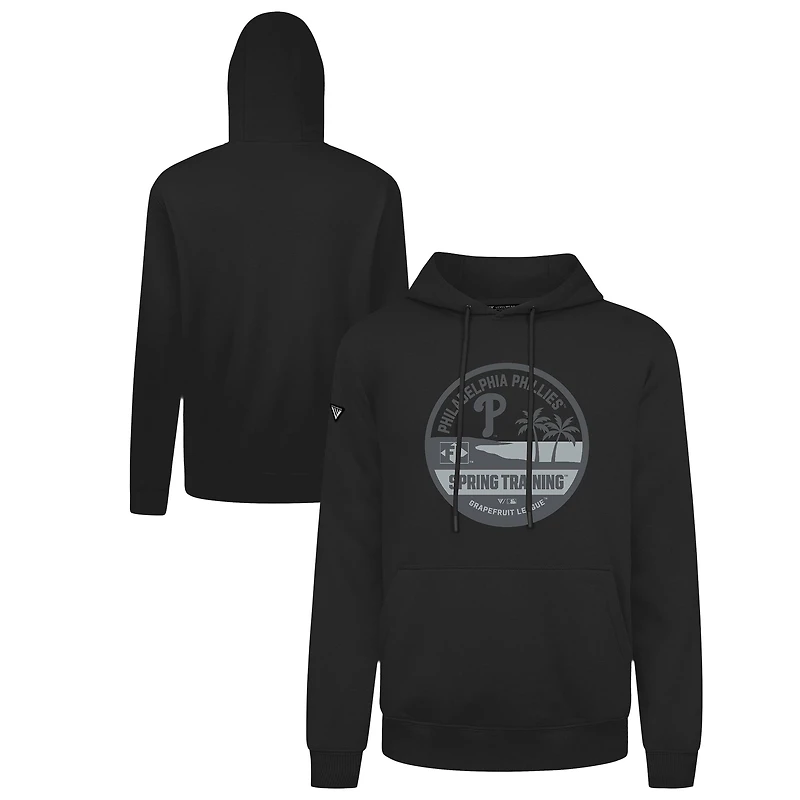 Men's Levelwear Black Philadelphia Phillies Spring Badge Podium Hoodie
