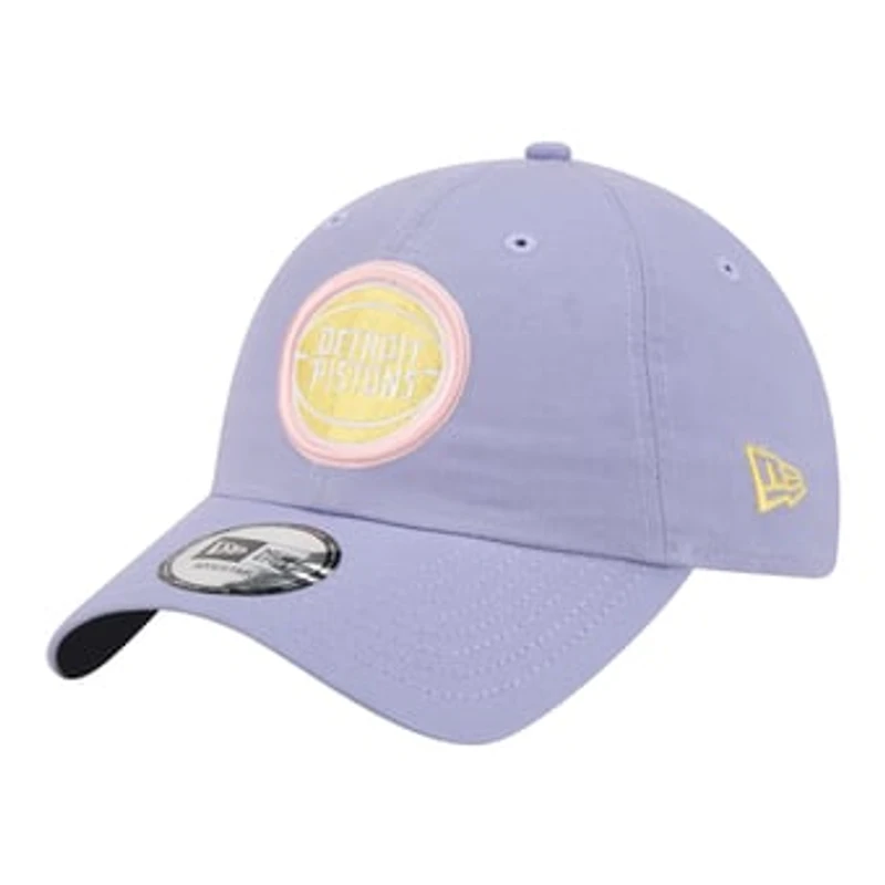 Men's New Era Lavender Detroit Pistons Lavender Pack Casual Classic Adjustable Hat