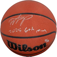 Payton Pritchard Boston Celtics Autographed Wilson Authentic Series Indoor/Outdoor Basketball with "2025 6th Man" Inscription