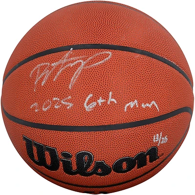 Payton Pritchard Boston Celtics Autographed Wilson Authentic Series Indoor/Outdoor Basketball with "2025 6th Man" Inscription