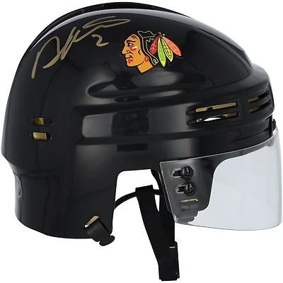 Duncan Keith Chicago Blackhawks Autographed Black Mini Helmet
