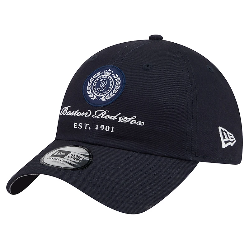 Women's New Era Navy Boston Red Sox Script Patch Casual Classic Adjustable Hat