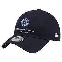 Women's New Era Navy Atlanta Braves Script Patch Casual Classic Adjustable Hat
