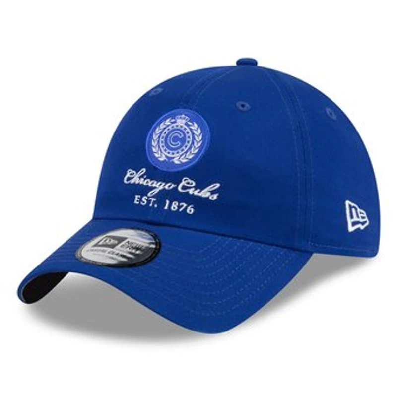 Women's New Era Royal Chicago Cubs Script Patch Casual Classic Adjustable Hat