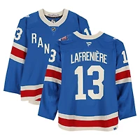 Alexis Lafreniere New York Rangers Game-Used #13 Blue Centennial Set 2 Jersey from Multiple Games Between December 10, 2025 & January 8, 2026