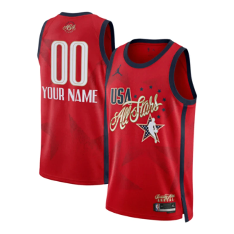 Unisex Jordan Brand Red 2026 NBA All-Star Game Swingman Custom Jersey