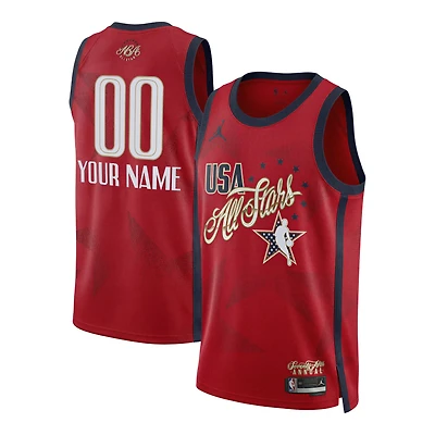 Unisex Jordan Brand Red 2026 NBA All-Star Game Swingman Custom Jersey