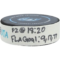 Sam Bennett Florida Panthers Game-Used Goal Puck vs. Utah Mammoth on December 10, 2025