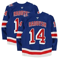 Taylor Raddysh New York Rangers Game-Used #14 Blue Set 2 Jersey from the 2025-26 NHL Season