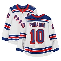 Artemi Panarin New York Rangers Game-Used #10 White Set 2 Jersey from the 2025-26 NHL Season