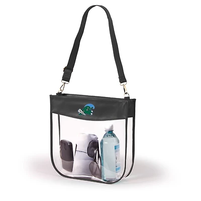 Tulane Green Wave Clear Purse with Zipper