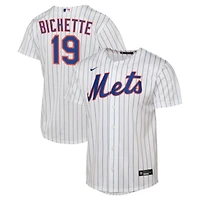 Youth Nike Bo Bichette White New York Mets Home Replica Jersey