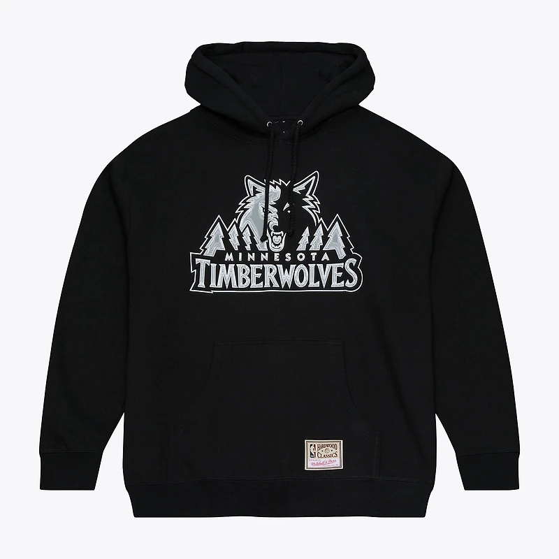 Men's Mitchell & Ness Black Minnesota Timberwolves Chrome Hoodie