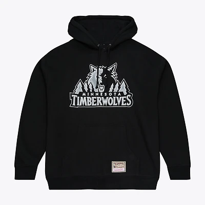 Men's Mitchell & Ness Black Minnesota Timberwolves Chrome Hoodie