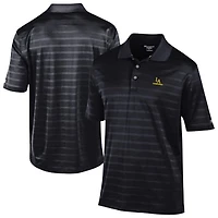 Men's Champion Black Cal State L.A. Golden Eagles Textured Solid Polo