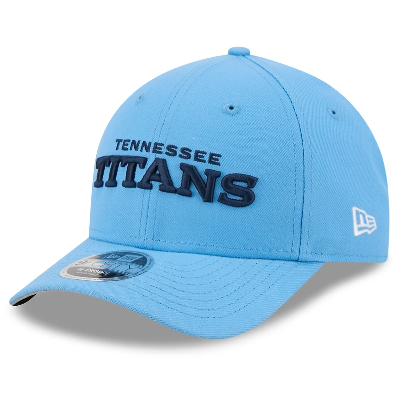Men's New Era  Light Blue Tennessee Titans Wordmark 9FORTY Adjustable Hat