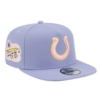 Men's New Era  Lavender Indianapolis Colts Bloom A-Frame 9FIFTY Snapback Hat