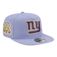 Men's New Era  Lavender New York Giants Bloom A-Frame 9FIFTY Snapback Hat