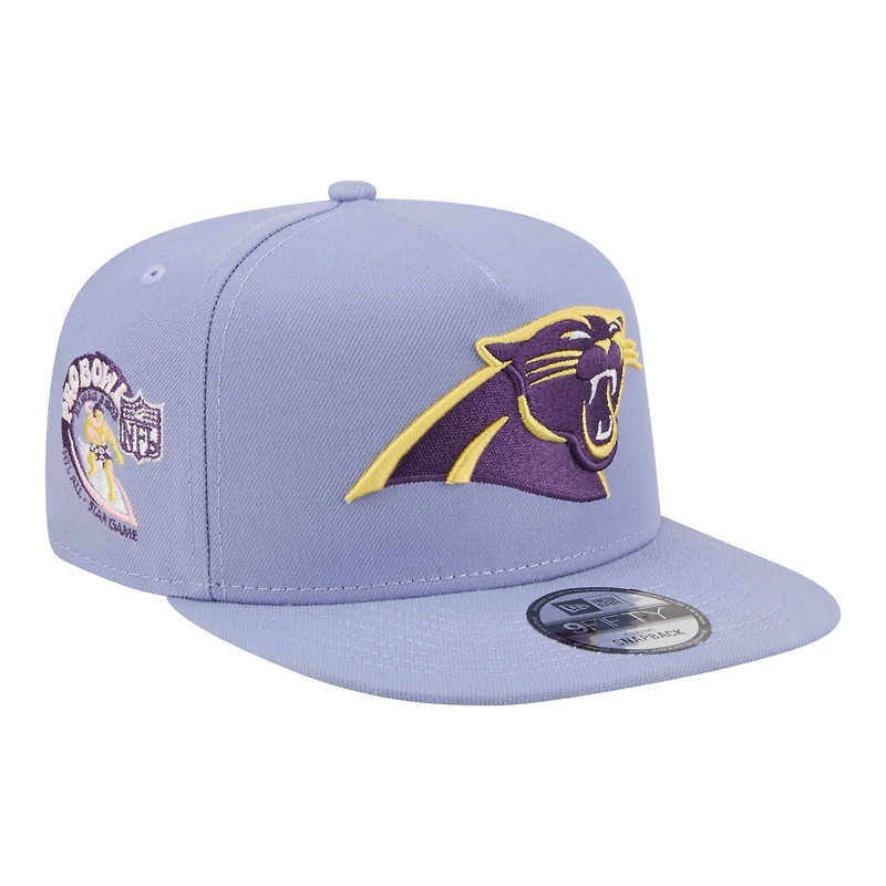 Men's New Era  Lavender Carolina Panthers Bloom A-Frame 9FIFTY Snapback Hat
