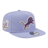 Men's New Era  Lavender Detroit Lions Bloom A-Frame 9FIFTY Snapback Hat