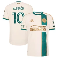 Men's adidas Miguel Almiron Tan Atlanta United FC 2026 Spirit of '96 On-Field Authentic Patch Jersey