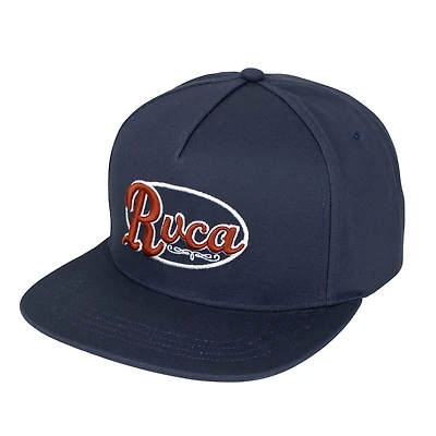 Men's  Navy RVCA Corral Snapback Hat
