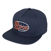 Men's  Navy RVCA Corral Snapback Hat