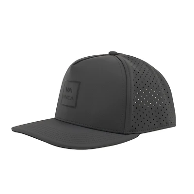 Men's  Black RVCA Weld Snapback Hat