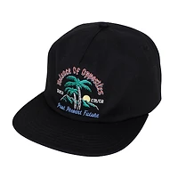 Men's RVCA Black Frond Mural Snapback