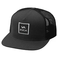 Men's RVCA Black VA All The Way Adjustable Trucker Hat