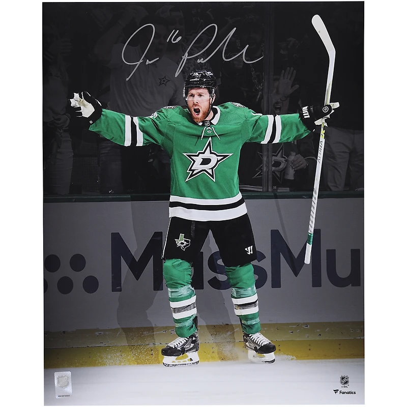 Joe Pavelski Dallas Stars Autographed 16" x 20" Kelly Green Jersey Celebration Spotlight Photograph